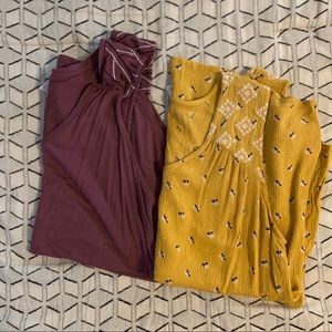 Old Navy Embroidered Tank Bundle